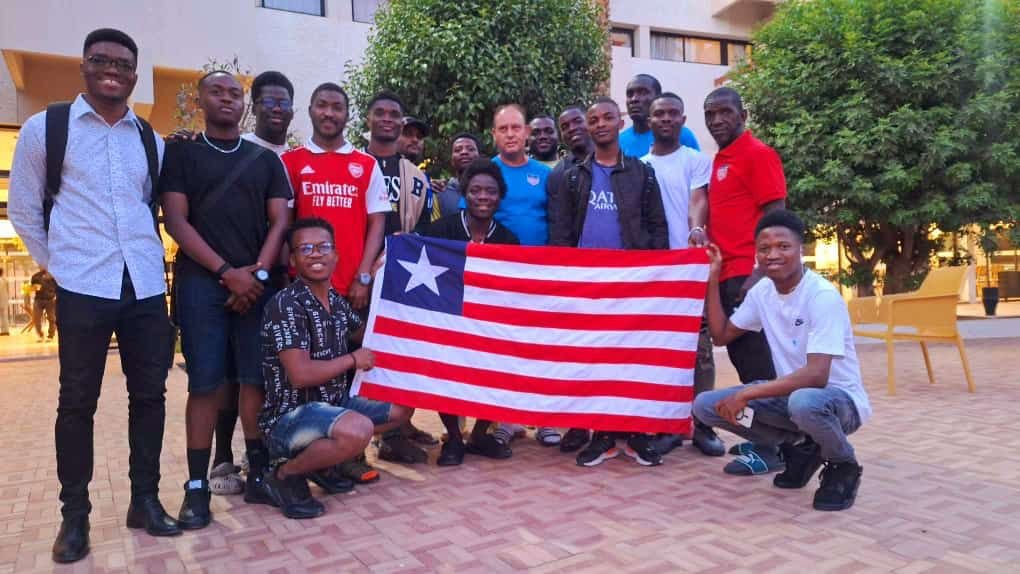 Meeting With The National Team Of Liberia